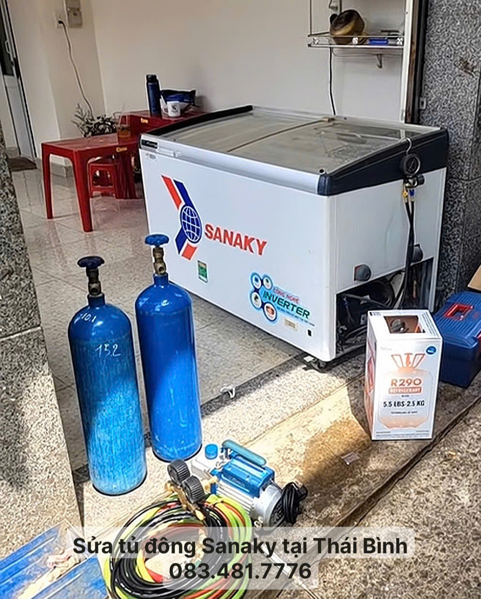 Sửa tủ đông Sanaky tại Thái Bình tận tâm, uy tín, có mặt nhanh 30 phút