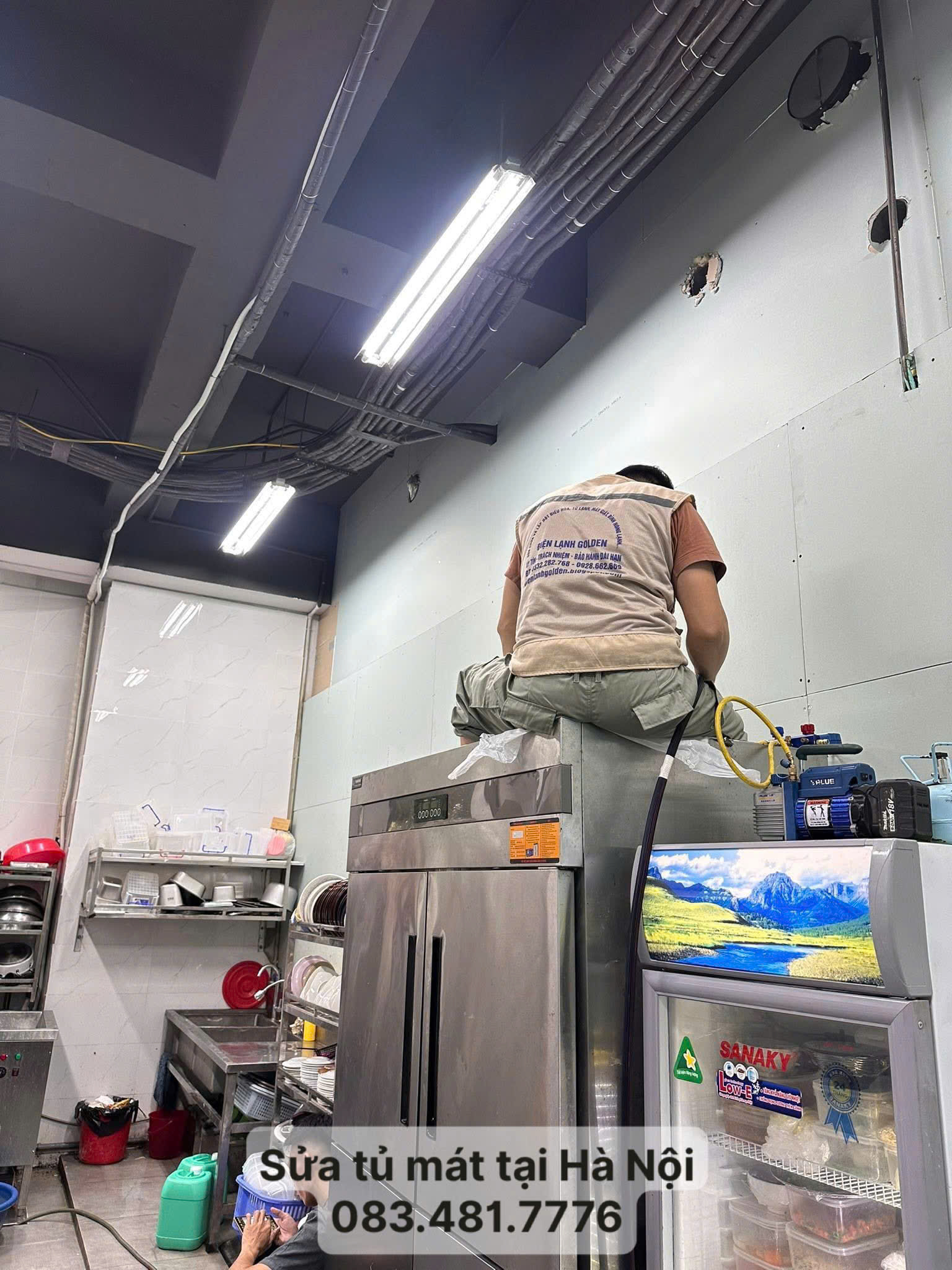 Sửa tủ mát tại Hà Nội uy tín, bảo hành dài hạn, 0834817776