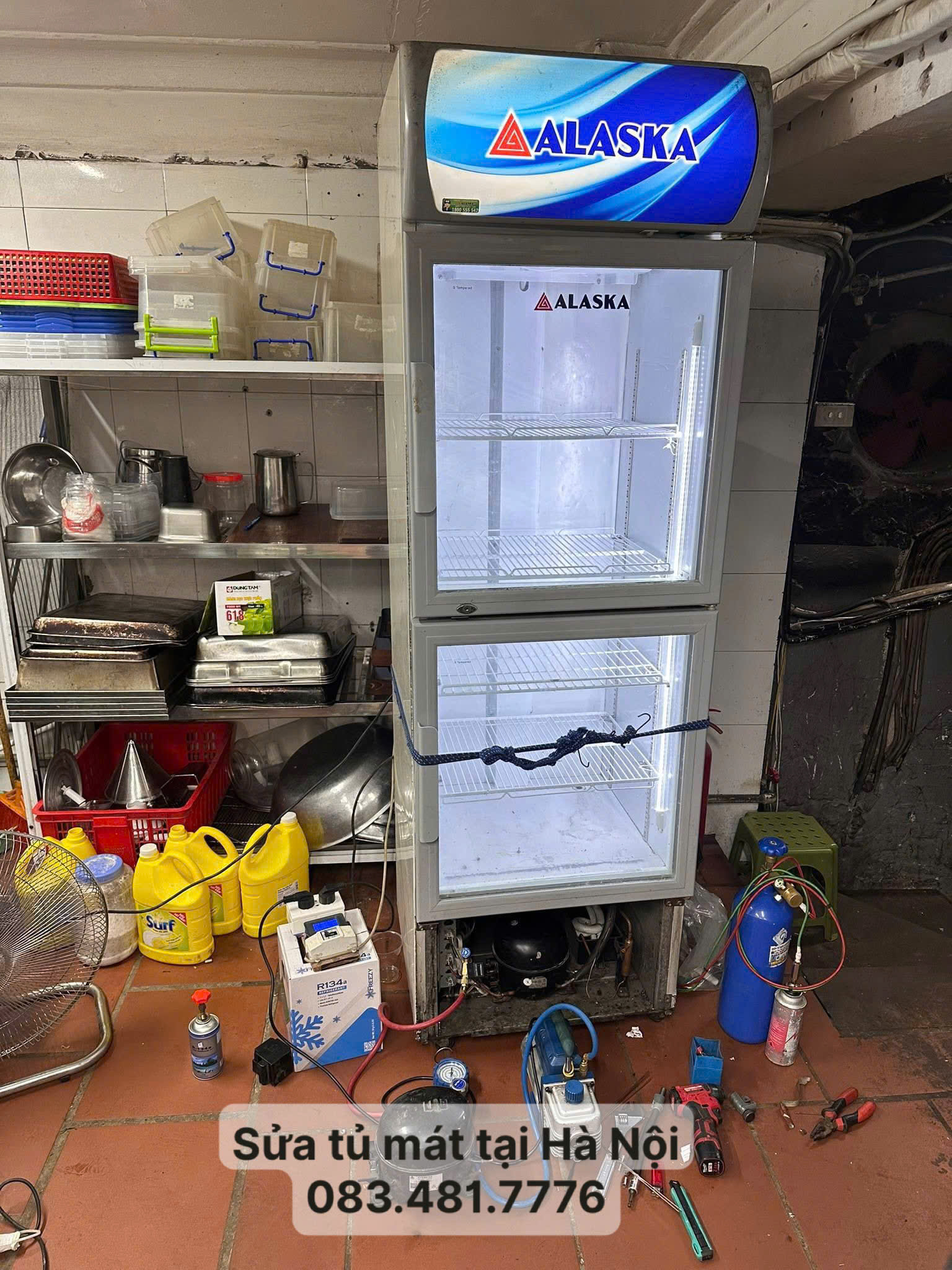 Sửa tủ mát tại Hà Nội uy tín, bảo hành dài hạn, 0834817776