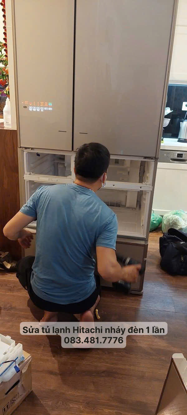 Tủ lạnh Hitachi nháy đèn 1 lần ? Nguyên nhân và cách xử lí tại nhà