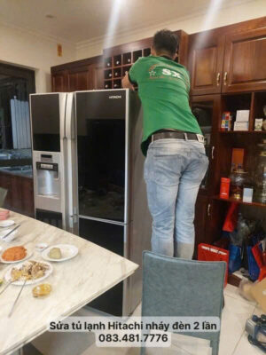 Tủ lạnh Hitachi nháy đèn 2 lần ? Nguyên nhân và Cách xử lí hiệu quả tại nhà