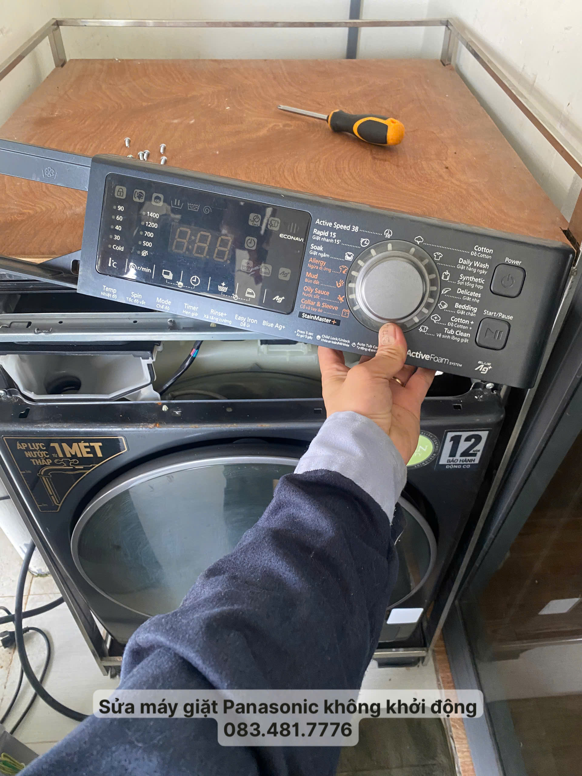 Sửa máy giặt Panasonic không khởi động tại Hà Nội uy tín , giá rẻ 