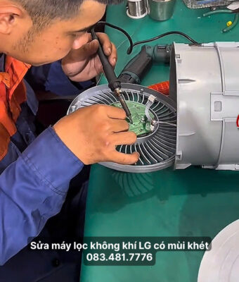 Máy lọc không khí LG có mùi khét, Nguyên nhân và cách xử lí tại nhà