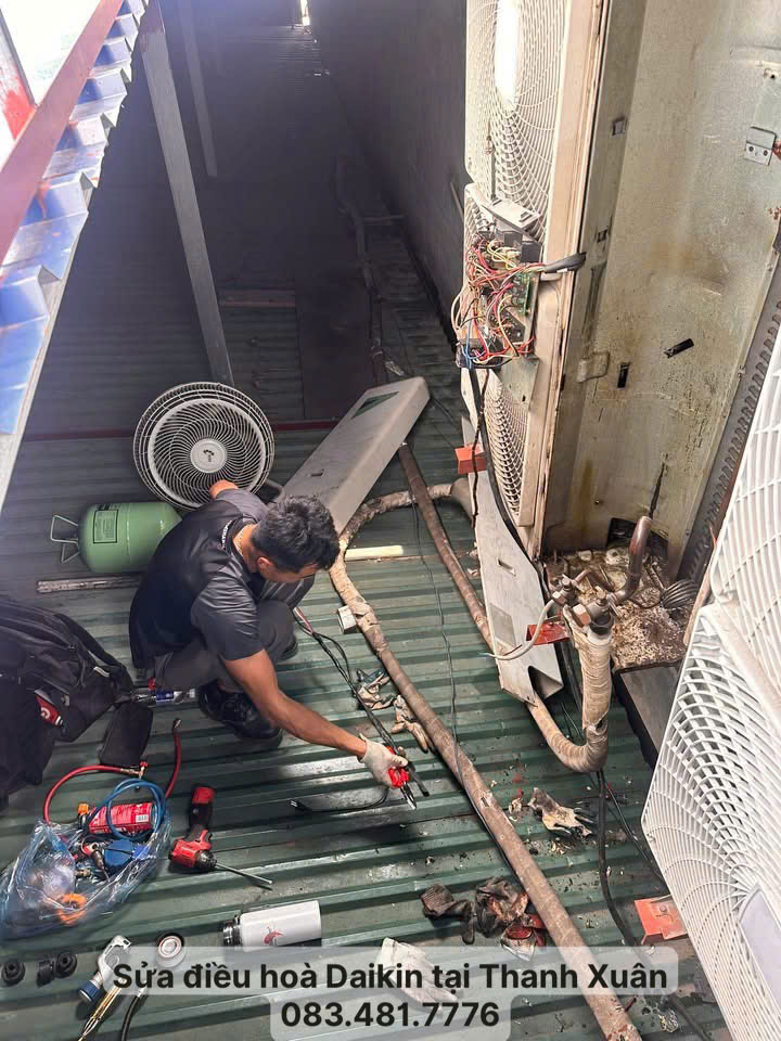 Sửa điều hòa Daikin tại Thanh Xuân giá rẻ, thợ giỏi có mặt nhanh 30 phút