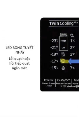 Tủ lạnh Samsung nháy đèn bông tuyết ? Nguyên nhân và cách sửa chữa tại nhà