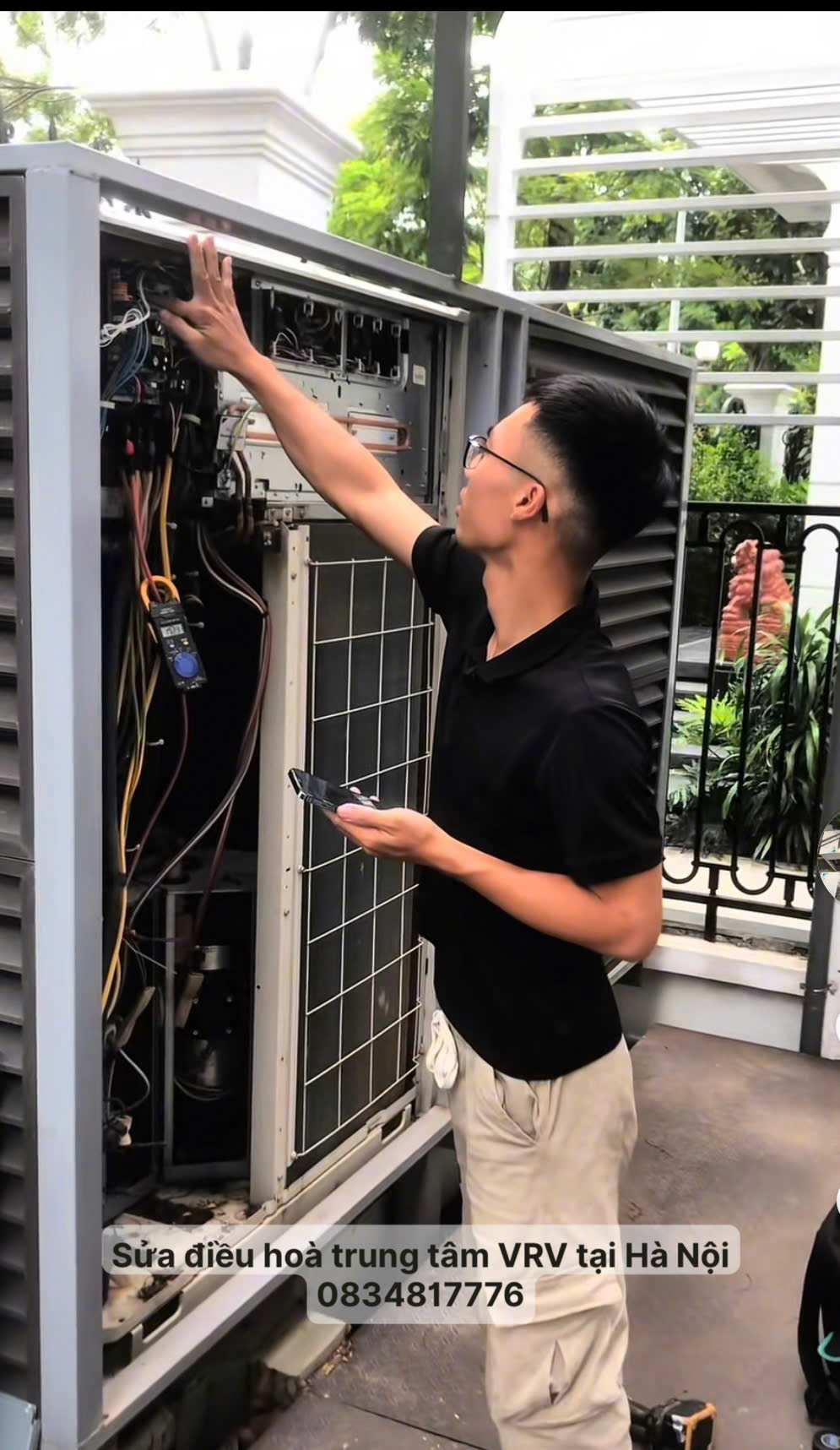 Thợ sửa điều hòa trung tâm VRV tại nhà Hà Nội.