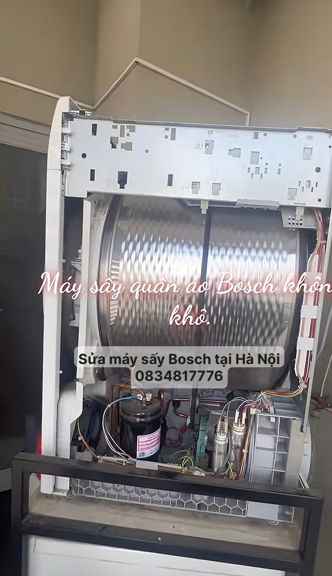 Thợ sửa máy sấy Bosch tại nhà Hà Nội giá rẻ.