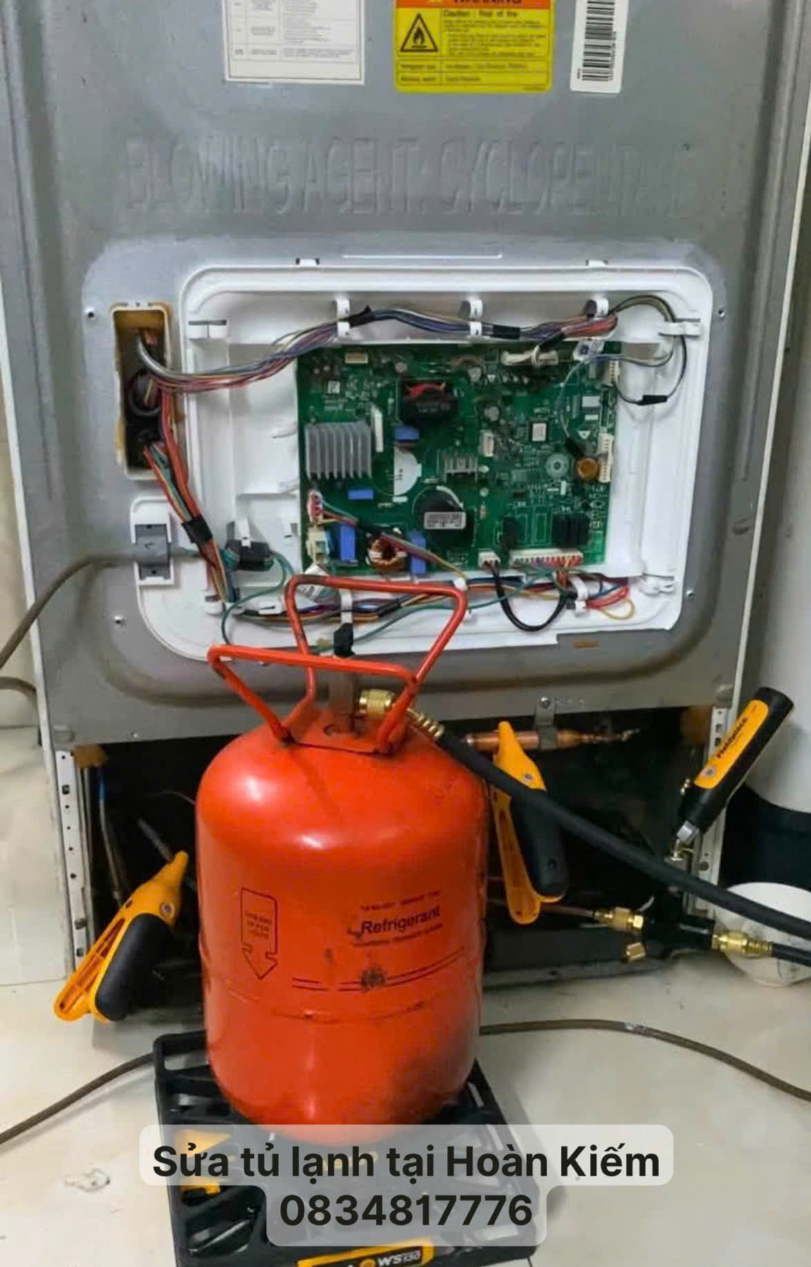Nạp gas tủ lạnh tại Hoàn Kiếm giá rẻ