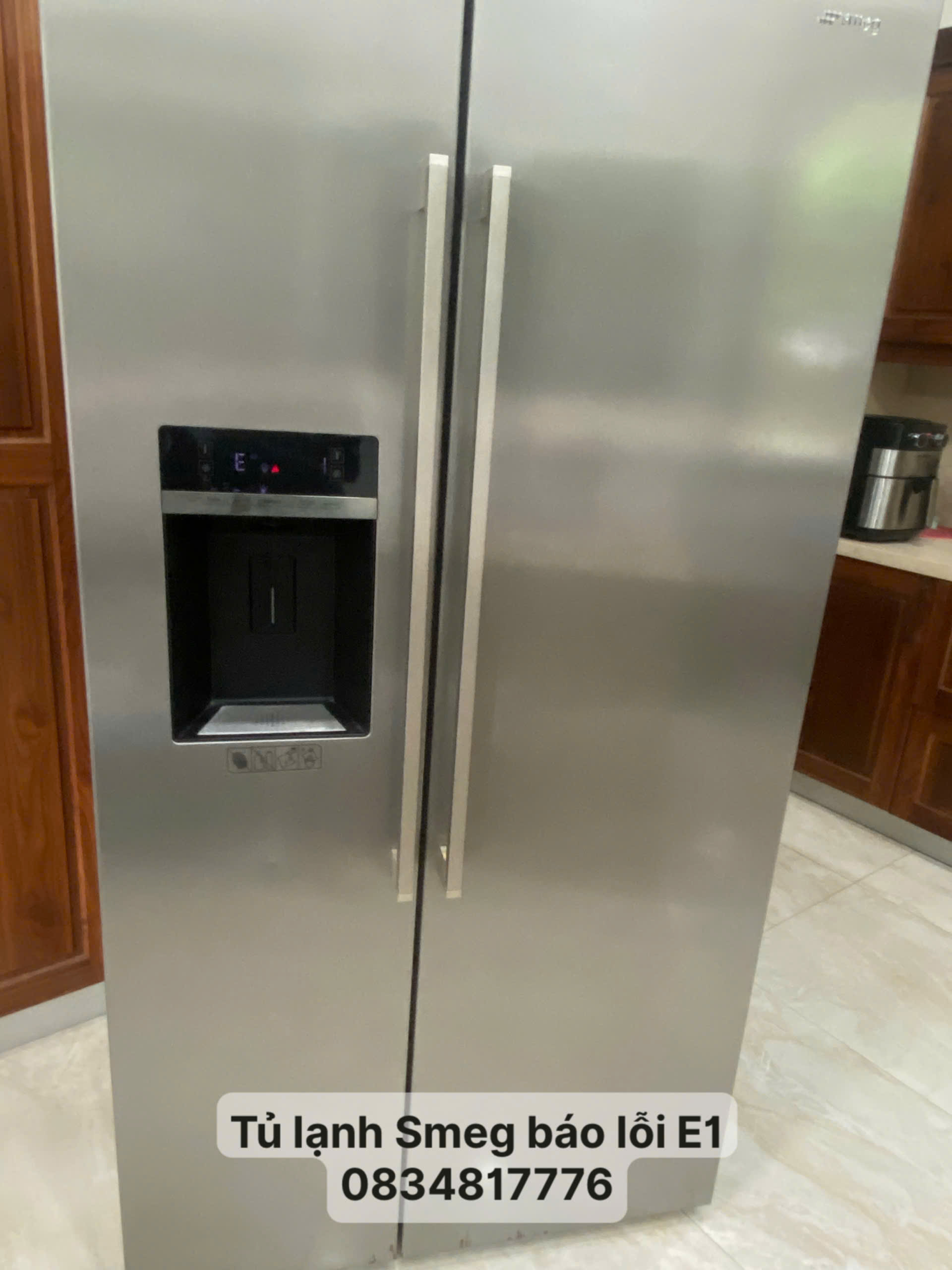 Tủ lạnh Smeg báo lỗi E1 là lỗi gì? Nguyên nhân và cách sửa triệt để ngay tại nhà 1 Tủ lạnh Smeg báo lỗi E1 không lạnh.