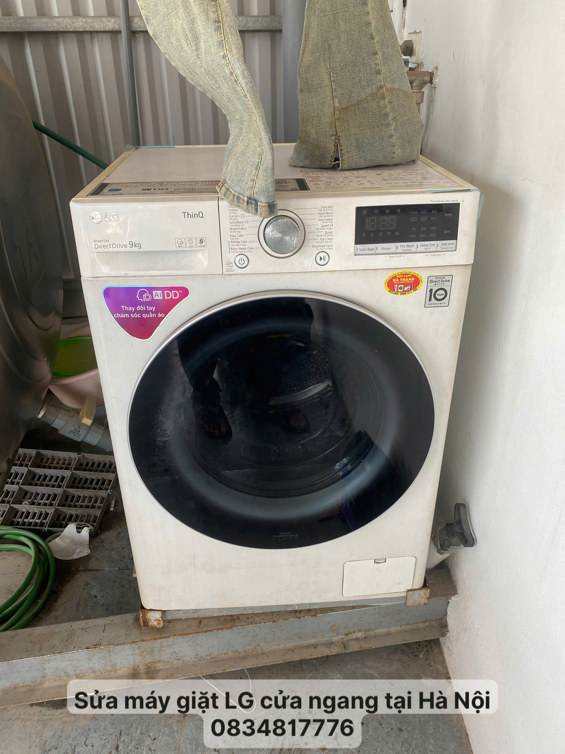 SỬa máy giặt LG cửa ngang tại Hà Nội