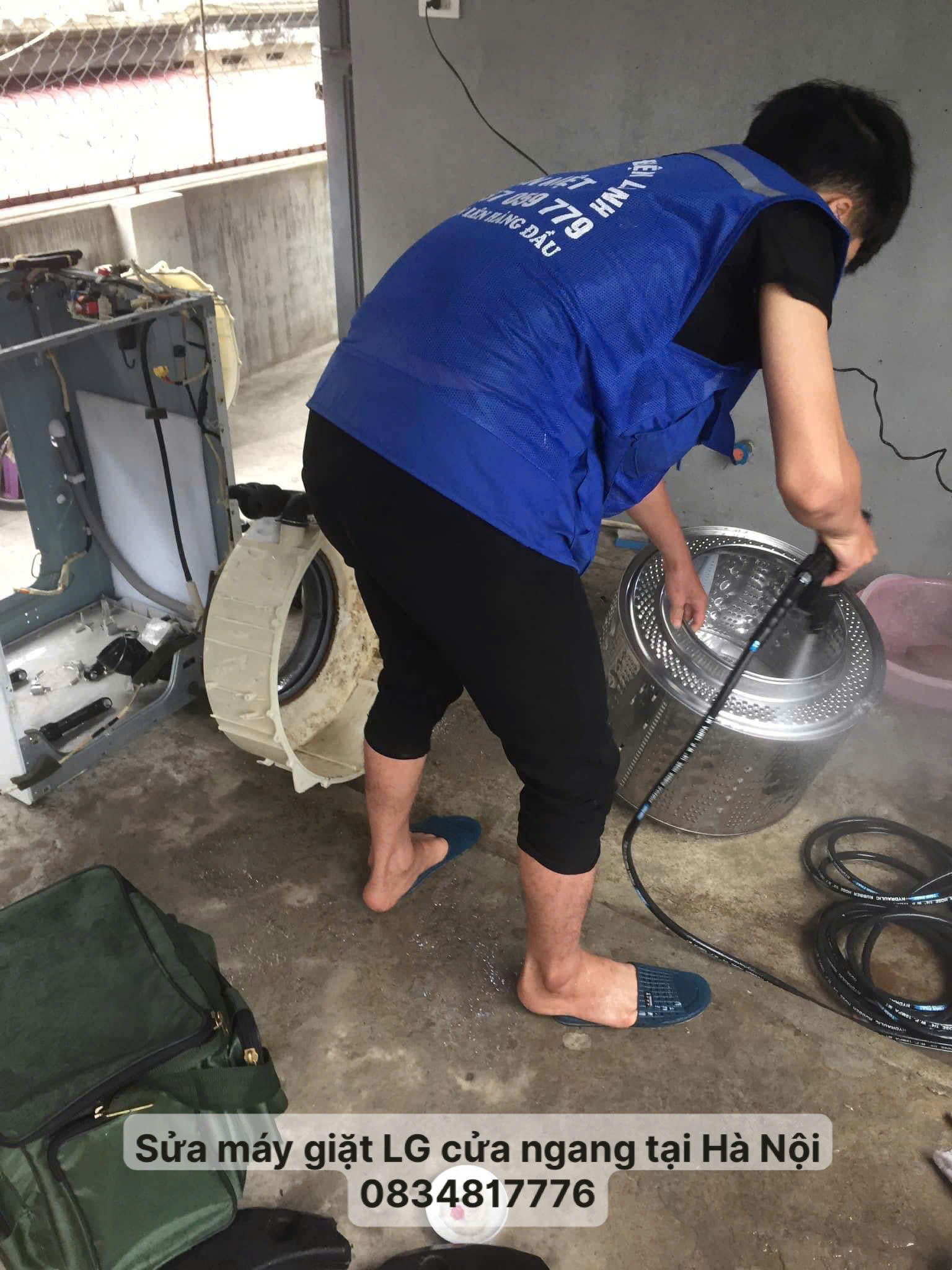 Thợ sửa máy giặt LG cửa ngang tại Hà Nôi giá rẻ