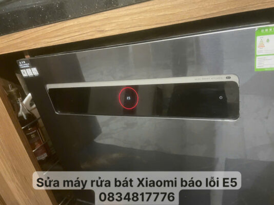 Máy rửa bát Xiaomi báo lỗi E5