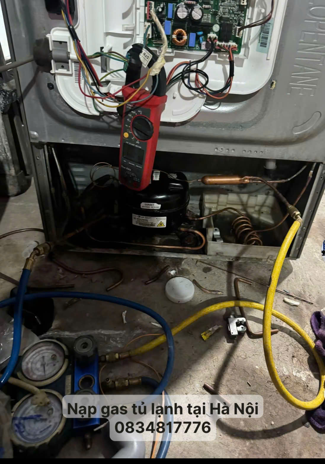 Nạp gas tủ lạnh tại Hà Nội uy tín, thợ giỏi đến 30 phút 2 Nạp gas tủ lạnh tại nhà Hà Nội