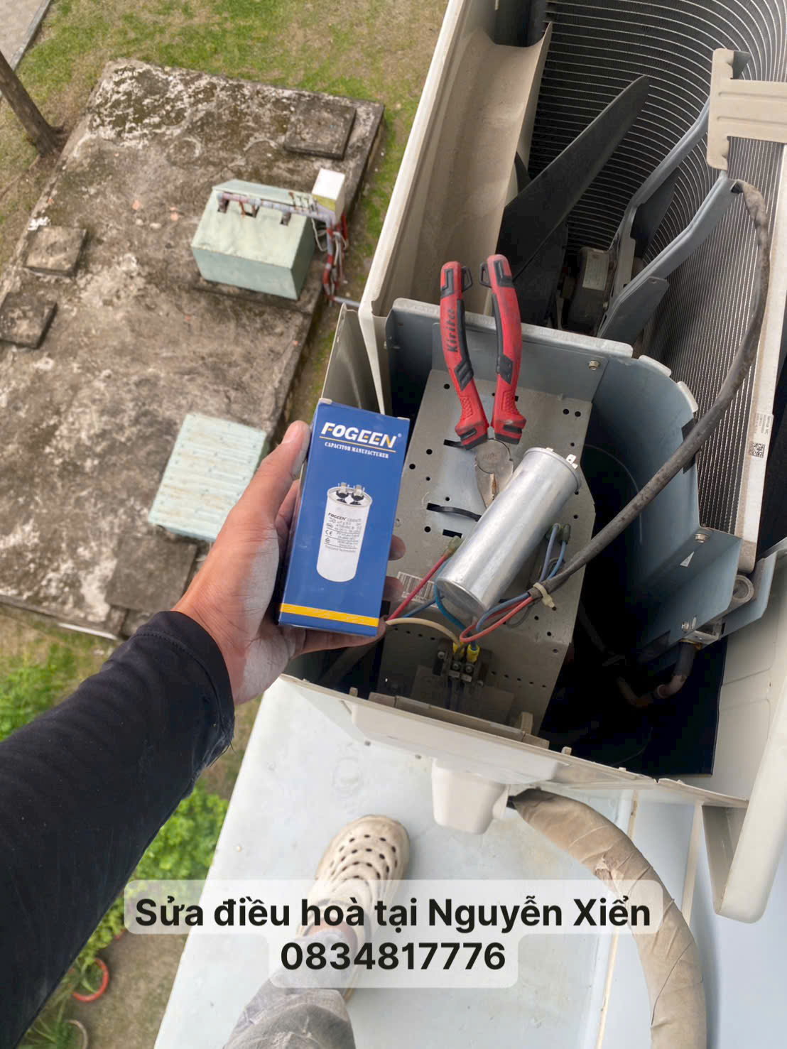 Sửa điều hòa tại nhà Nguyễn Xiển