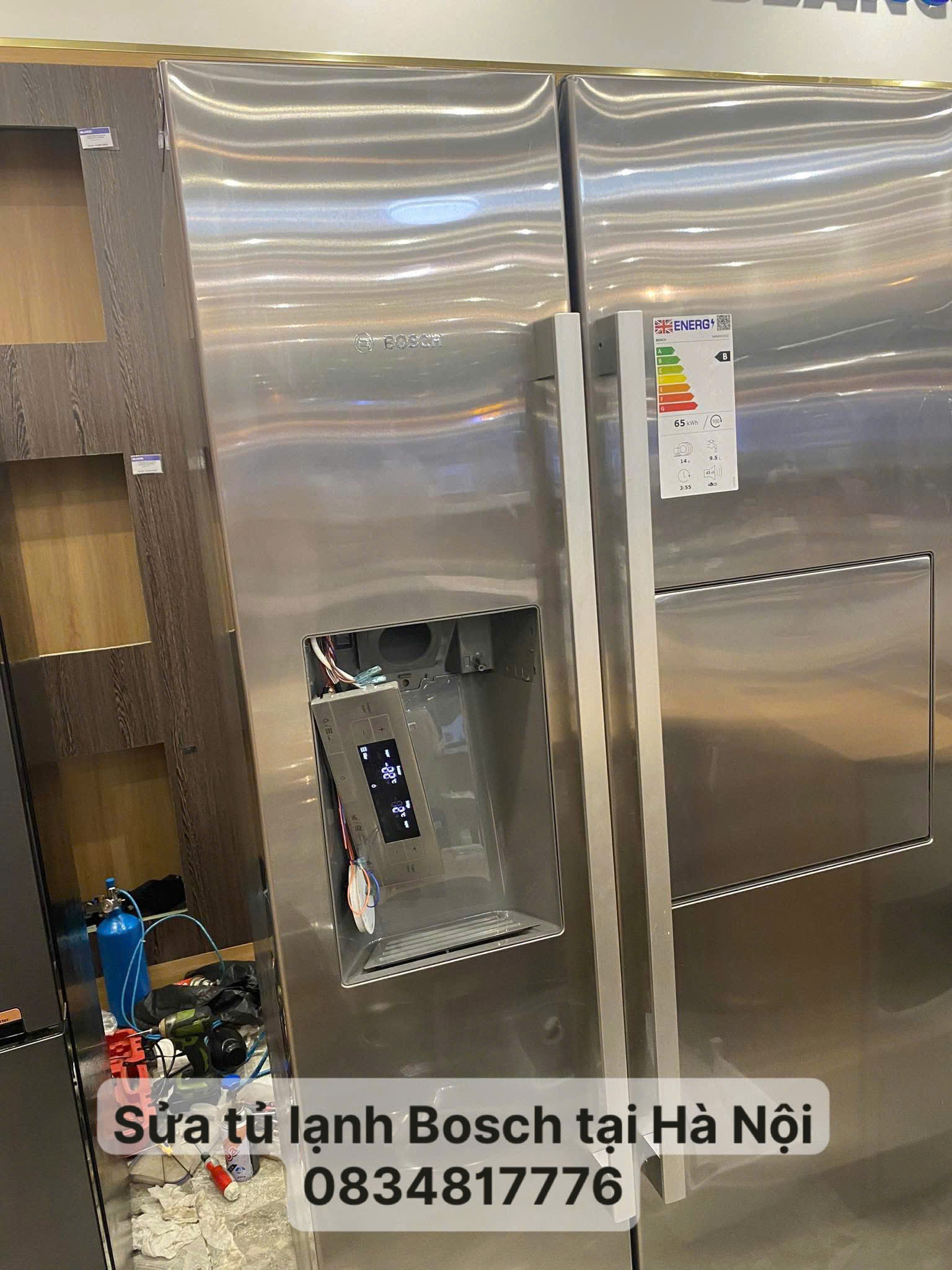Sửa tủ lạnh Bosch nhập khẩu tại nhà Hà Nội