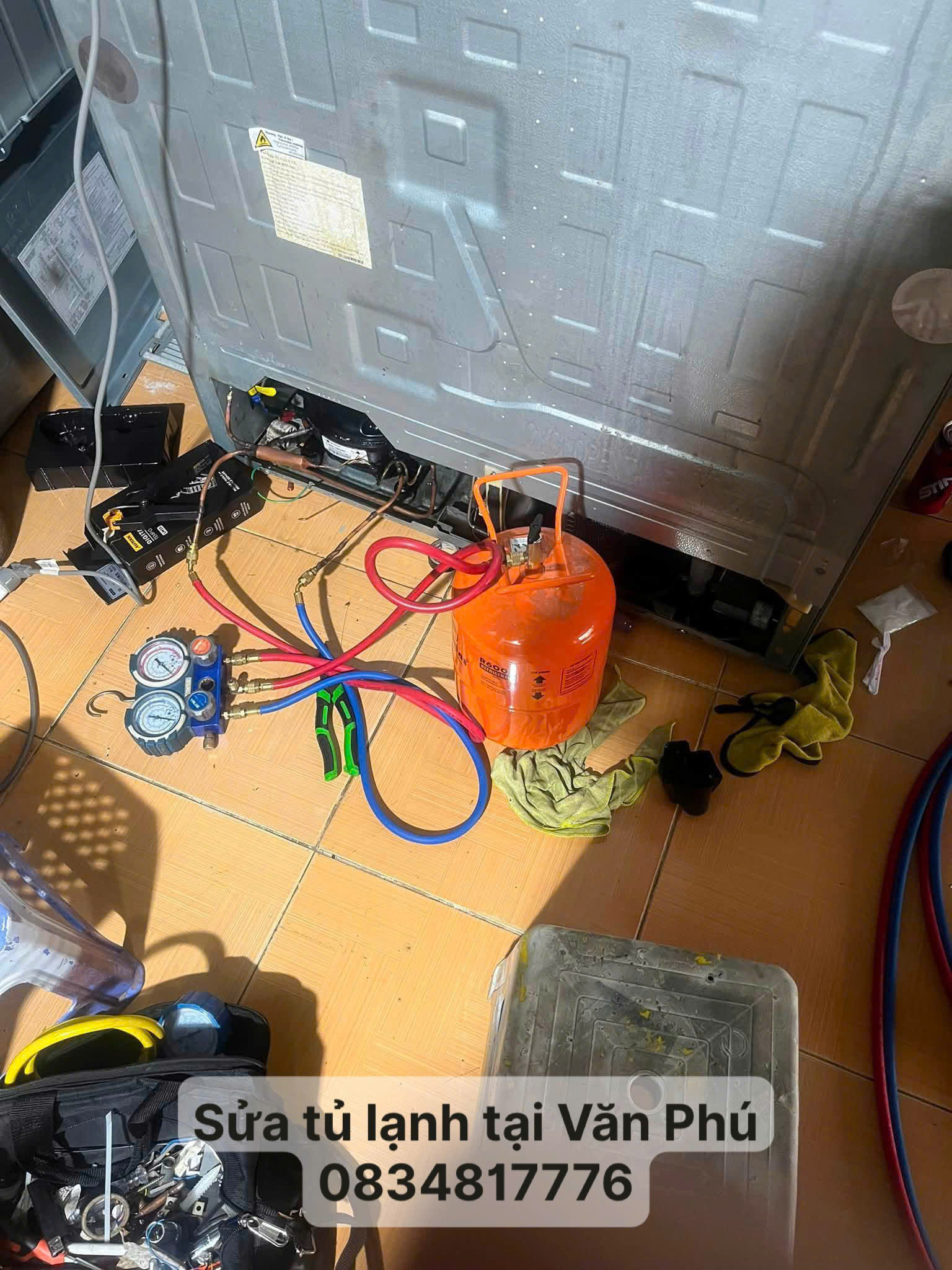 Sửa tủ lạnh tại nhà Văn Phú