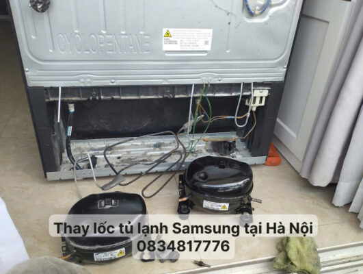 Thay lốc tủ lạnh Samsung tại Hà Nội