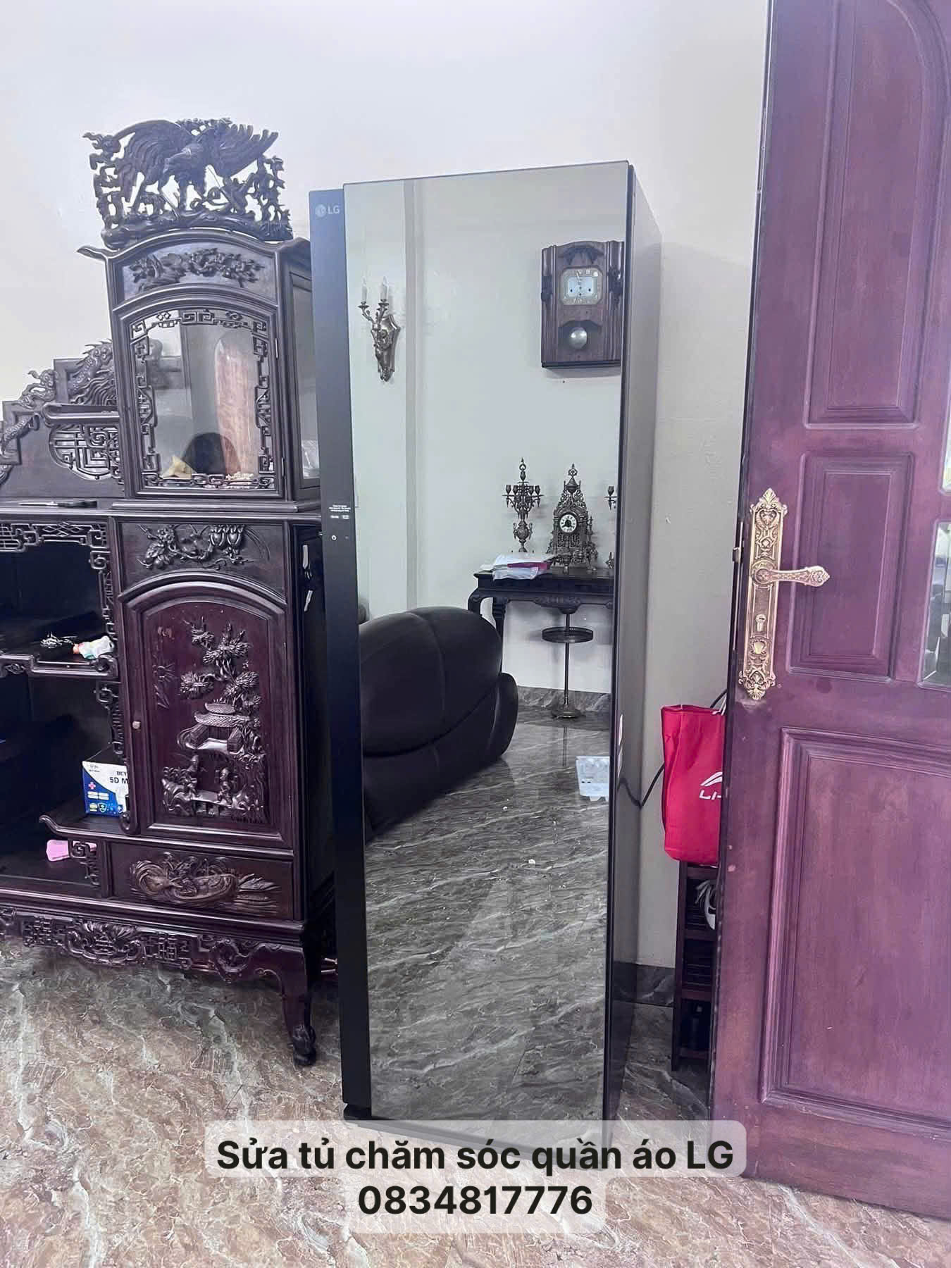 Sửa tủ chăm sóc quần áo LG tại Hà Nội